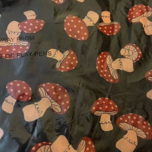 Modcloth x Dangerfield Microdose Memories Mesh Top Black Mushroom, 8(AU)/US XS - Picture 4 of 9